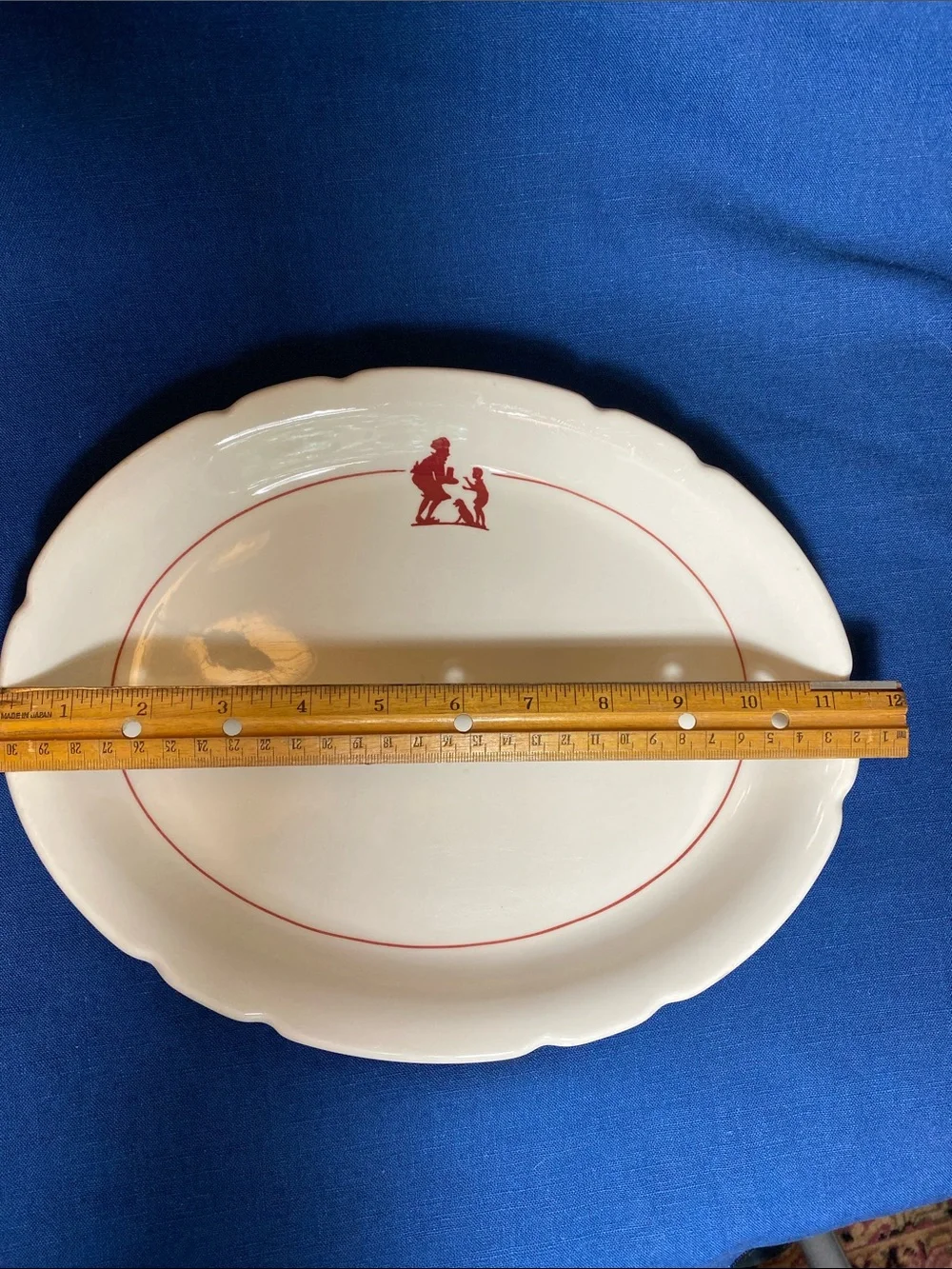 Howard Johnson’s Vintage Oval Platter by Walker China